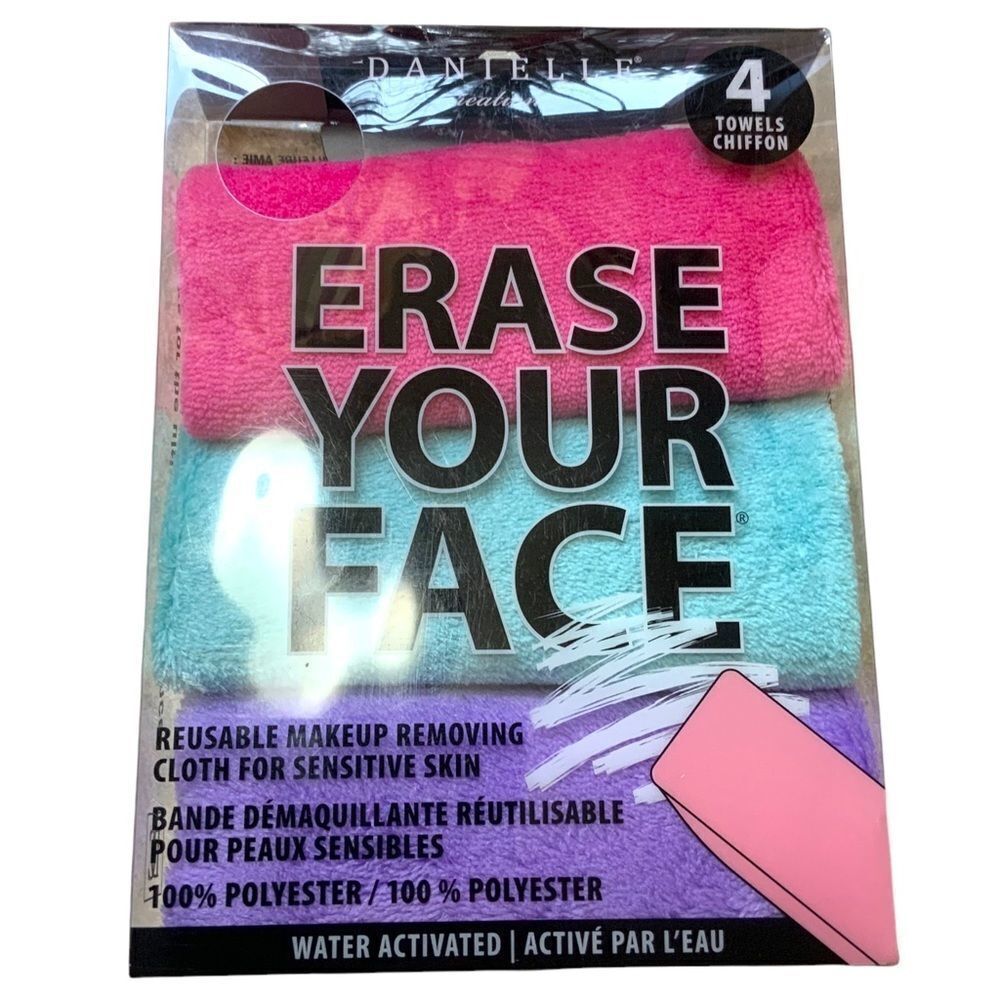ERASE YOUR FACE Cloths (3 in package) Brand New